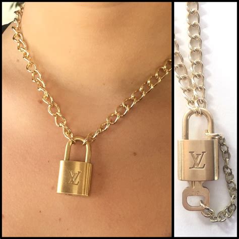 lv necklace lock|louis vuitton lv necklace.